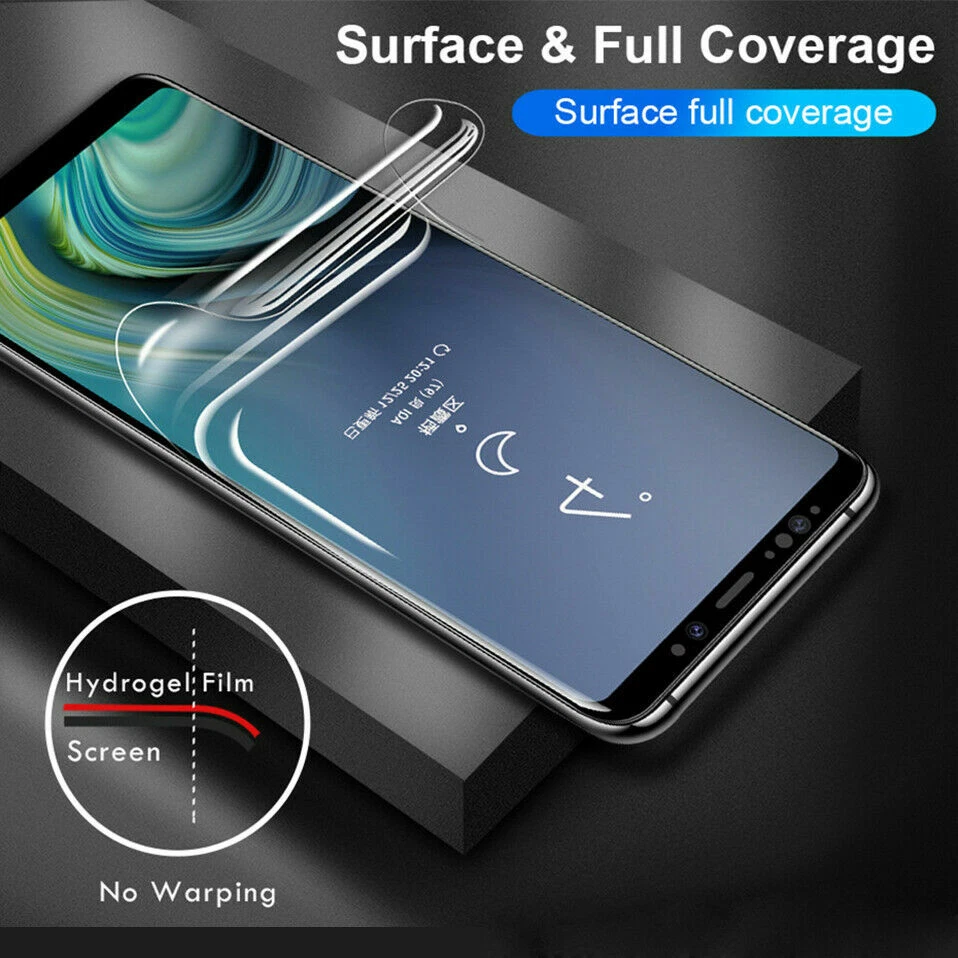 2X Película Protectora de Pantalla PET Suave Transparente 3D para Samsung Galaxy S10 S10+ Plus S10E Foto 3 de 4