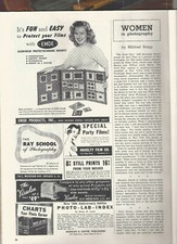 VERY YOUNG NORMA JEAN aka Marilyn Monroe 1949 ORIGINAL MAGAZINE ADVERTISEMENT !