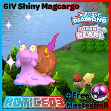 6IV Shiny Magcargo Pokemon Brilliant Diamond Shining Pearl