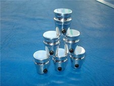 Seven Polished Aluminum Dash Knobs 14 Hole 1930 32 40 Ford Chevy Hot Rat Rod Seven Polished Aluminum Dash Knobs 14 Hole 1930 32 40 Ford Chevy Hot Rat Rod
