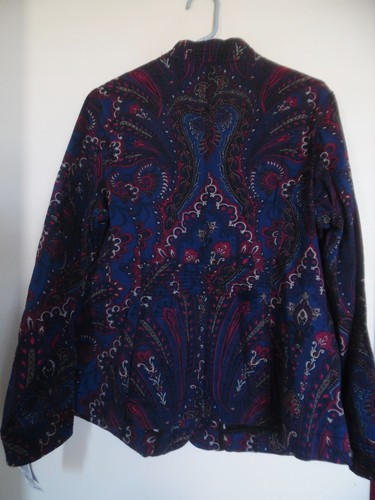 Neu Charter Club 1X Woman Plus Blazer Jacke Mehrfarbig Paisley Print - Bild 3 von 3