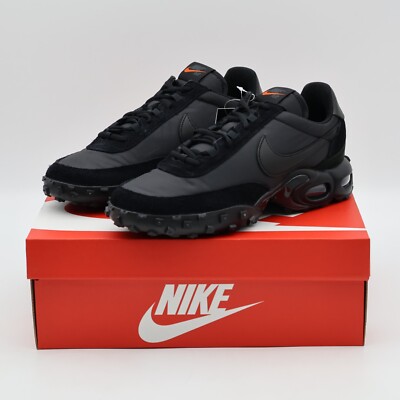 nike air max waffle skin black