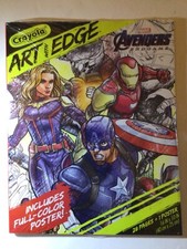 Crayola Art with Edge Disney Marvel Avengers Endgame Coloring Book 28 Pages New