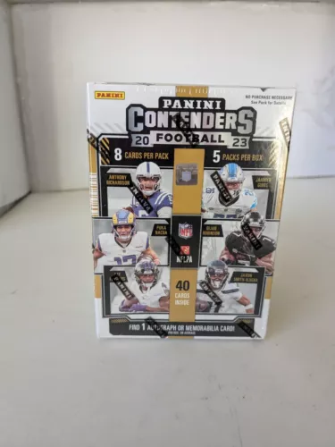 2023 Panini Contenders FOOTBALL BLASTER BOX  SEALED Possibly find Auto OR MEM