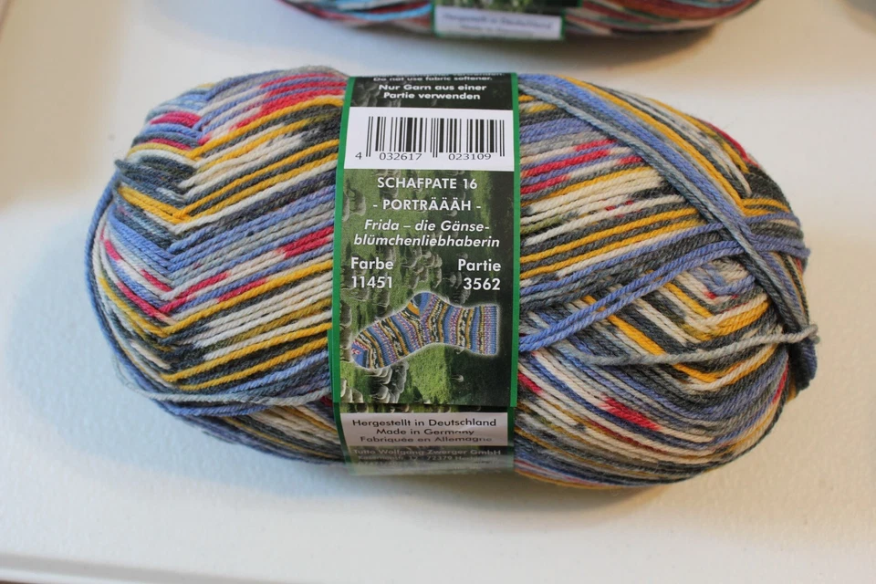 Juego completo de 8 madejas 100 g 75 % lana 25 % nylon digitación Opal Sock Yarn Schafpate 16 Foto 3 de 4