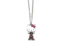 Los Angeles Angels Hello Kitty with Logo Silver Necklace Girls Womens Jewelry