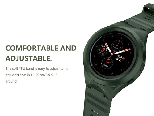 Dexnor do Samsung Galaxy Watch Active 2 Band 44mm Zatrzask Wytrzymały odporny na wstrząsy - Zdjęcie 43 z 59