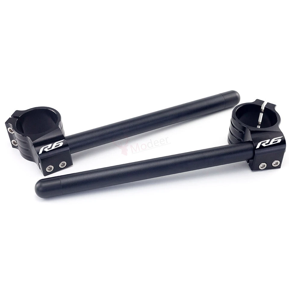 For Yamaha YZF-R6 2005-2018 YZF R6 Motorcycle Adjustable Clip-On Handlebar 50MM - Image 3 of 4