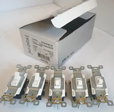 ENERLITES Light Switch, 3-Way or Single Pole, 15A 120-277V 83150-W