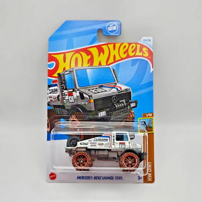 #ad Mercedes Benz Unimog 1300L ZAMAC 2024 Hot Wheels #178 HW Dirt 1 10 $3.50