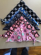 Set of 5 Medium Dog Scarves