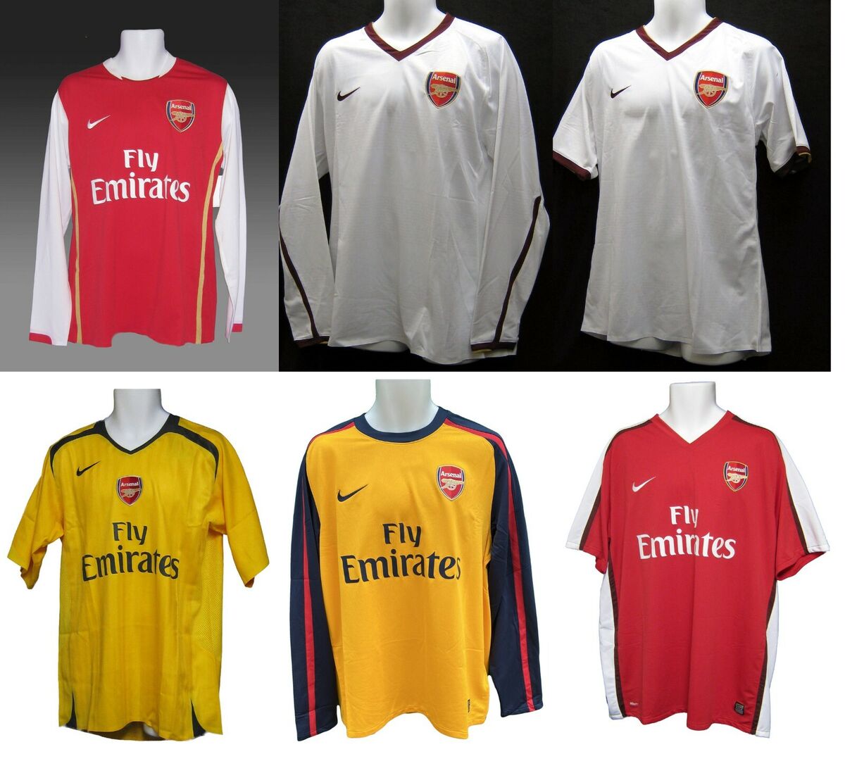 New NIKE ARSENAL Football Shirts Player Issue and Official New NIKE ARSENAL Football Shirts Player Issue and Official
