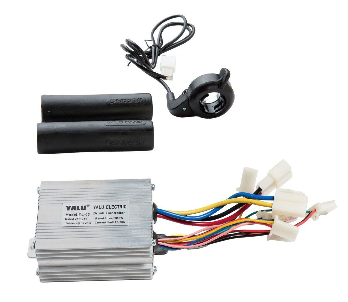 350W 24V Variable speed controller+Thumb throttle+Handles f DC