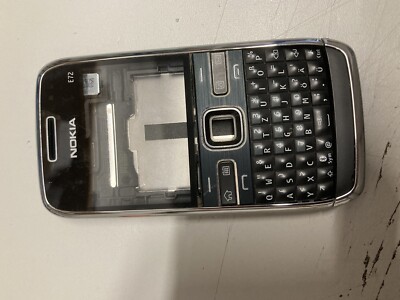 Original Nokia E72 Komplett-Gehäuse Zodium Black Gebraucht.