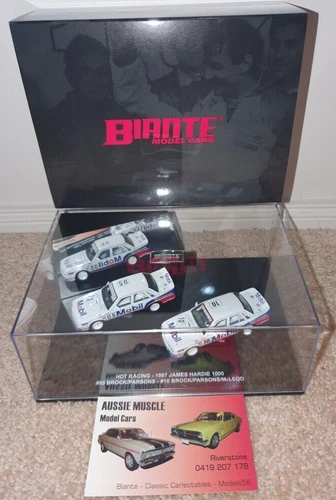 1:64 Biante Peter Brock HDT VL Group A #05 + #10 1987 Bathurst Winner Twin set 