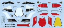Studio 27 1/12 Yamaha FZR-R1M 60th Anniversary Dress Up Decal for Tamiya 11870