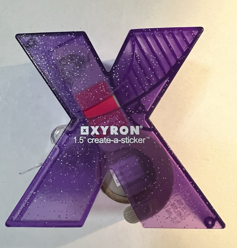 XYRON 1.5 "CREATE A STICKER MAKER & BRAND NEW 20 FT ADHESIVE REFILL (C12B) - Picture 2 of 8