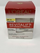 L Oreal Paris Revitalift Anti Wrinkle Firming Day Cream Moisturizer 1.7oz NOS