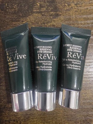 3x Revive MSG Moisturising Renewal Eye Cream 3ml Each Mini Travel Size New - image 1 of 3