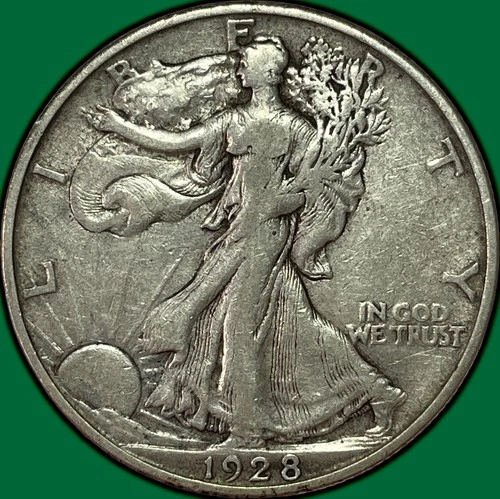1928-S Walking Liberty Half Dollar Choice Very Fine VF+/XF Coin #36678