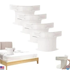 4-Pack Bed Sheet Holders with Locking Clips – Adjustable Grippers for Corners