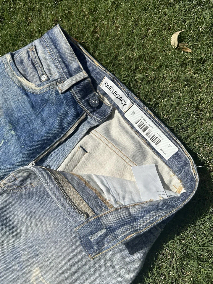Jeans de mezclilla digitales Our Legacy de tercer corte talla 28 Foto 4 de 4