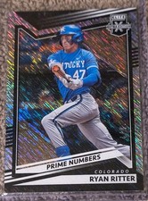 Panini 2022 Elite Extra Edition Prime Numbers Ryan Ritter Kentucky Wildcats #116