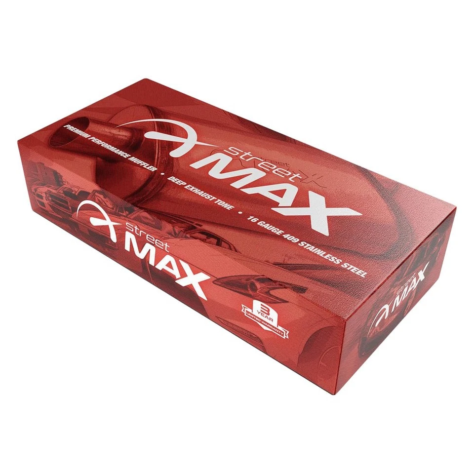 For BMW 328i 1996-2016 Street Max SM12226 409 SS Oval Exhaust Muffler Foto 3 de 4