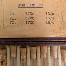 Hampden Balance Staffs Justrite Pocket Watch Parts – Choose Your Model NOS