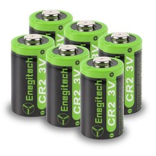 Enegitech CR2 Battery, CR15H270 3V Lithium Battery 1000mAh for 6 Pack 