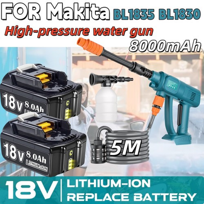 #ad Cordless High Pressure Washer Jet Water Cleaner Car Clean For Makita 18V 6 in 1 $25.99
