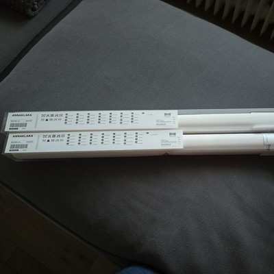 IKEA Annaklara Flächenvorhang in Weiß (mit Kreisen) - NEU/OVP