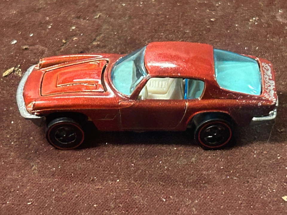 Hot Wheels Maserati Mistral Red Line marrón metálico? ¿Cobre? Interior oscuro Foto 2 de 4