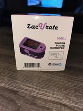 Zacurate® Purple 500DL Pro Series Pulse Oximeter Heart Rate Monitor Spo2 O2