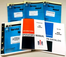 International 464 Gas Tractor Service Parts Operators Manual Engine Chassis Set