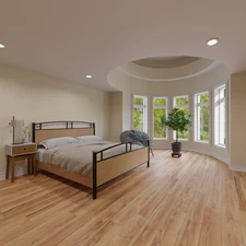 Dry Back Vinyl Plank Floor 2mm x 7.48 in. width x 48.03 in. length (54.89 sq ft)