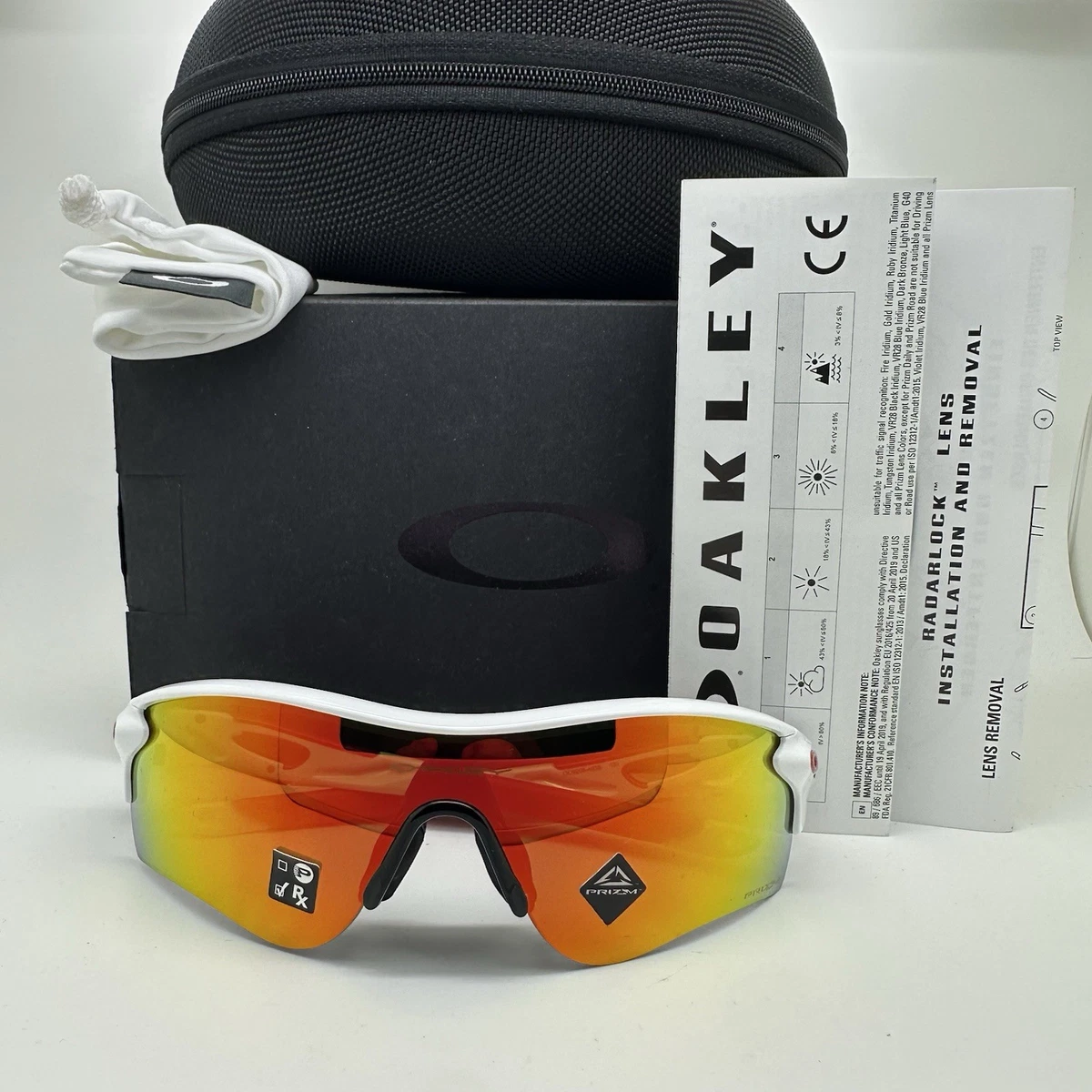 oakley radarlock white frame products for sale | eBay