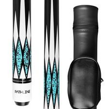 PLN Pool Cue Kit - 58 inch Canadian Maple Billiard Pool Stick and Hard Case