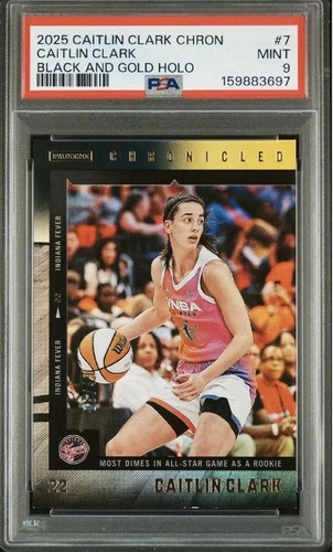 Caitlin Clark 2025 Panini Caitlin Clark #7 Gold