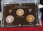 CHICAGO BULLS 1996 CHAMPIONSHIP PROOF SET ENVIROMINT .999 SILVER ROUND COIN SET