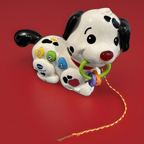 VTech Pull and Sing Puppy Toddlers Educational Play Game Works Lights Up Sings