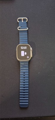 Apple Watch Ultra 49mm GPS + Cellular Titanium with Blue Band