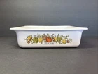 Vintage Corning Ware P-322 Spice of Life L’Echalote Casserole Dish 8x8x2 Square