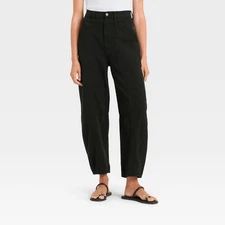 Women's High-Rise Utility Barrel Jeans - Universal Thread