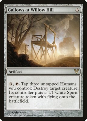 Gallows at Willow Hill 215 Rare Avacyn Restored AVR MTG