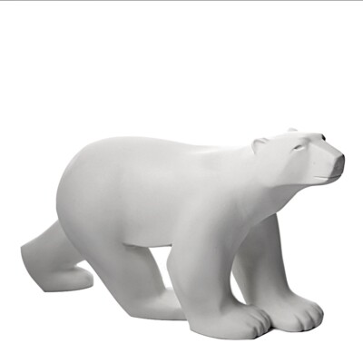 Polar Bear Walking in Stride L'Ours Blanc Statue Francois Pompon 13L Parastone