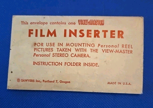 Sawyer's View-Master Filmeinleger zur Montage von persönlichen Rollen Dias Bilder - Bild 3 von 4