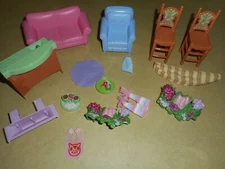 Fisher Price Loving Family Kid's Lot of furniture and other accessories