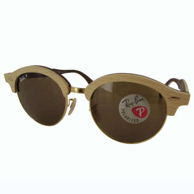 ray ban clubround wood