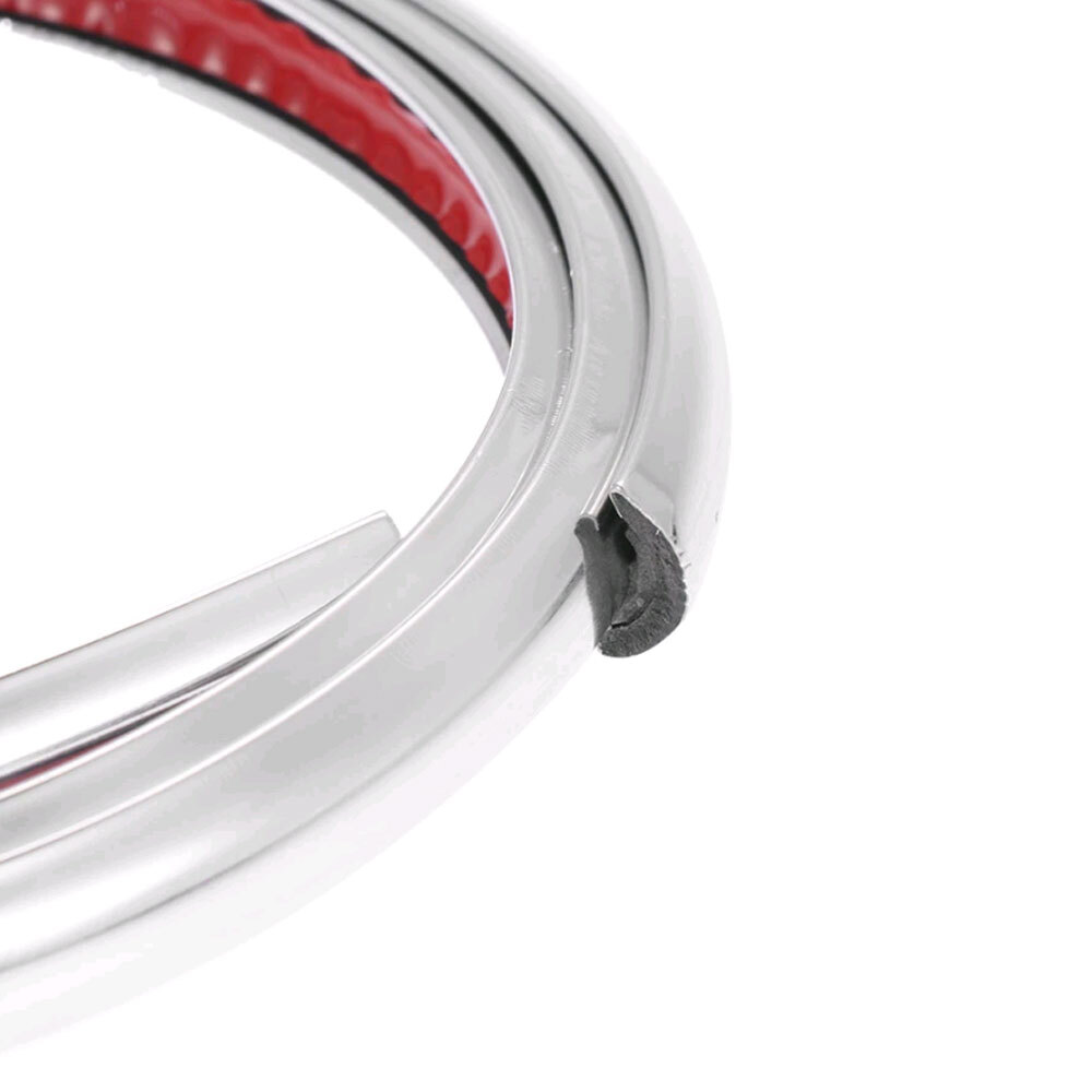 1x Accessories Grille Clips Chrome Trim Strip Car Grille Clip Protector